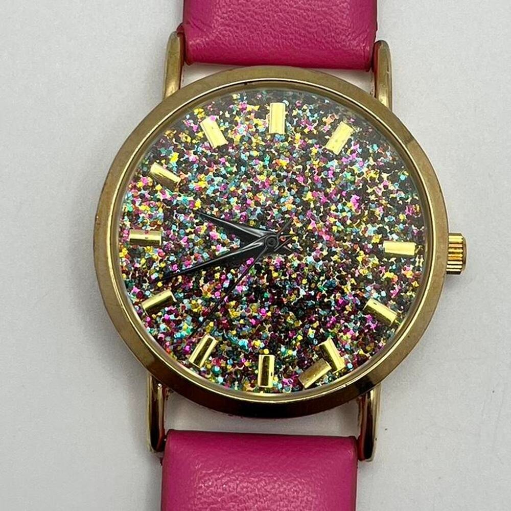 Gold pink watch